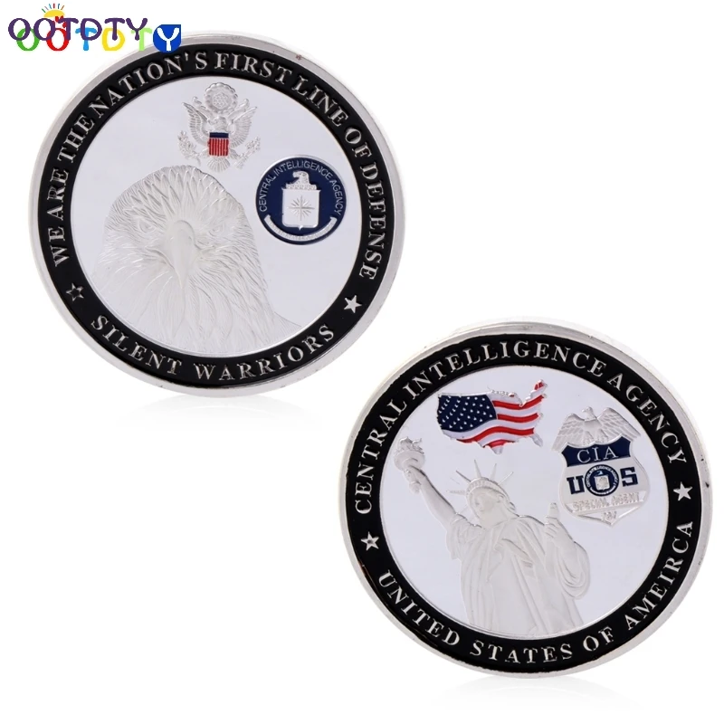 

The Statue Of Liberty Central Intelligence Agency Commemorative Challenge Coin