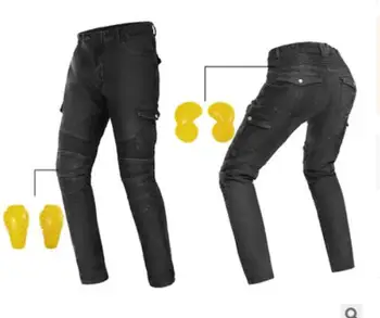 

motorcycle jeans locomotive scooter cruiser motor pants men's motorbike protective pants