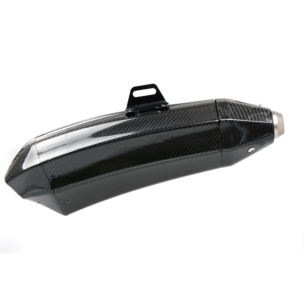De fibra de carbono Real silenciador de Escape de escapar con DB asesino para BMW F800GS F800R F800GT F800ST F800S F700GS F650GS