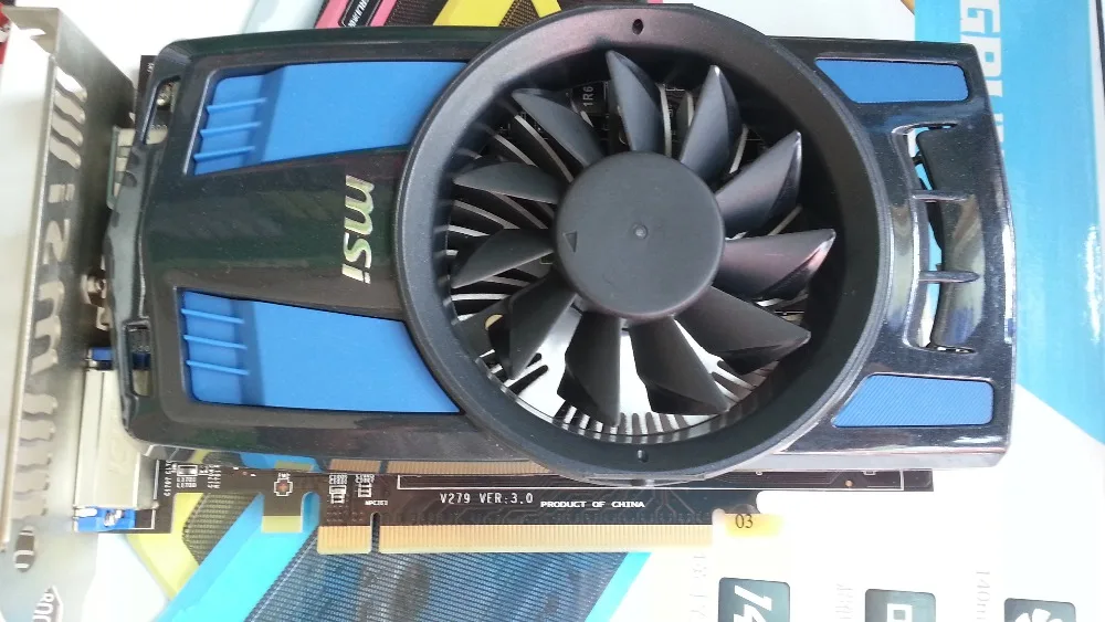 original Desktop computer game graphics card for MSI R7750 Power Edition 1G DD5 128bit free shipping