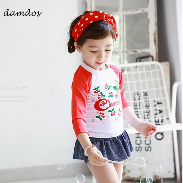 Best Price 2018 Bikini Girls Swimsuit Diving Suit Surfing Beach Suit Children Swimwear Siwmsuit Long-sleeved Sunscreen Cover-up Best Price 2018 Bikini Girls Swimsuit Diving Suit Surfing Beach Suit Children Swimwear Siwmsuit Long-sleeved Sunscreen Cover-up