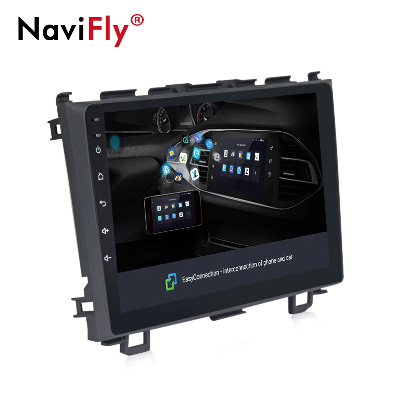 Clearance Navifly Android 8.1 car multimedia player for Honda CRV 2007 2008 2009 2010 2011 Automotivo radio GPS navigation FM RDS 4