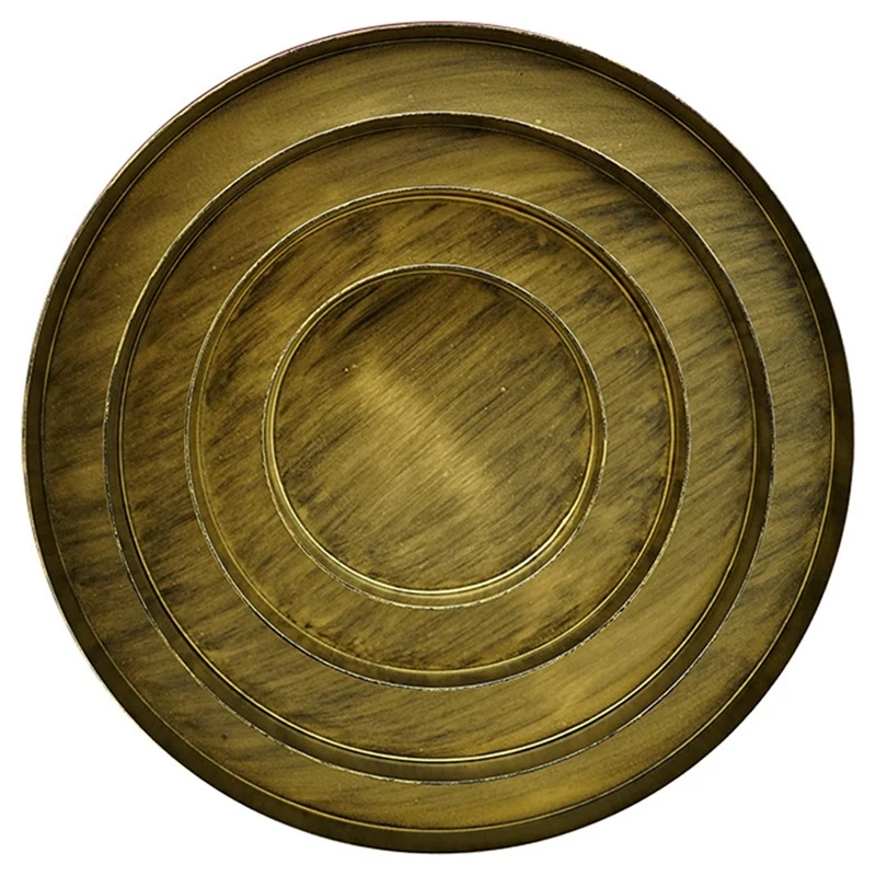 

Sweetgo Gold Tray For Cake Tools Dessert Decorators Brushed Metal Plate For Home Decorating Bakeware Photography Props