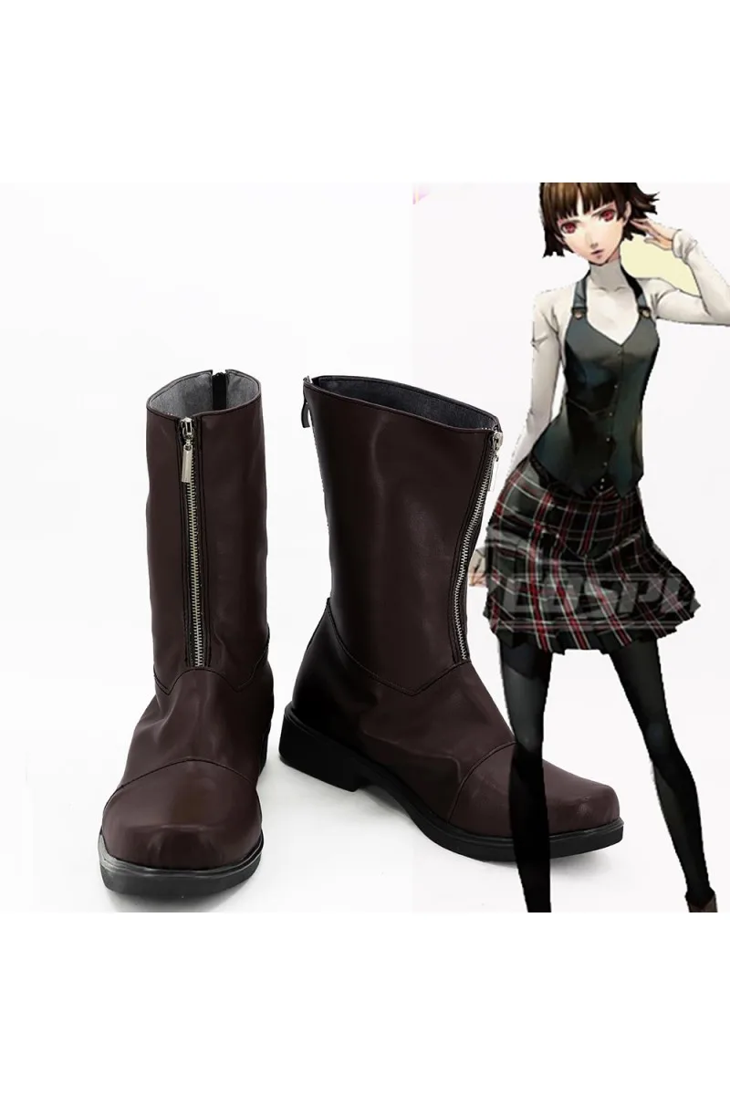 Обувь для косплея Persona 5 Queen Makoto Niijima ботинки Хэллоуина обувь европейский размер |