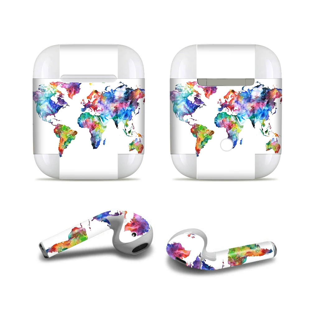 Стикер для наушников GOOYIYO Apple AirPods 2 с беспроводной зарядной коробкой DIY