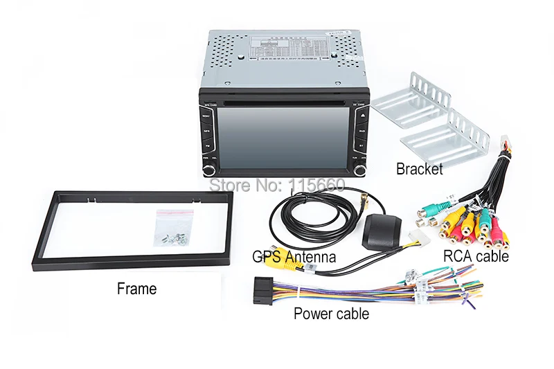 cables of 2 din universal Android
