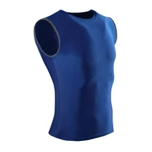 Новые мужские компрессионные базовые Топы для мальчиков, майка без рукавов, Спортивная быстросохнущая футболка, BF88