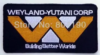 

ALIEN ALIENS Weyland-Yutani "Better Worlds" Movie Embroidered LOGO Iron On Patch Goth Punk Rockabilly Custom patch available