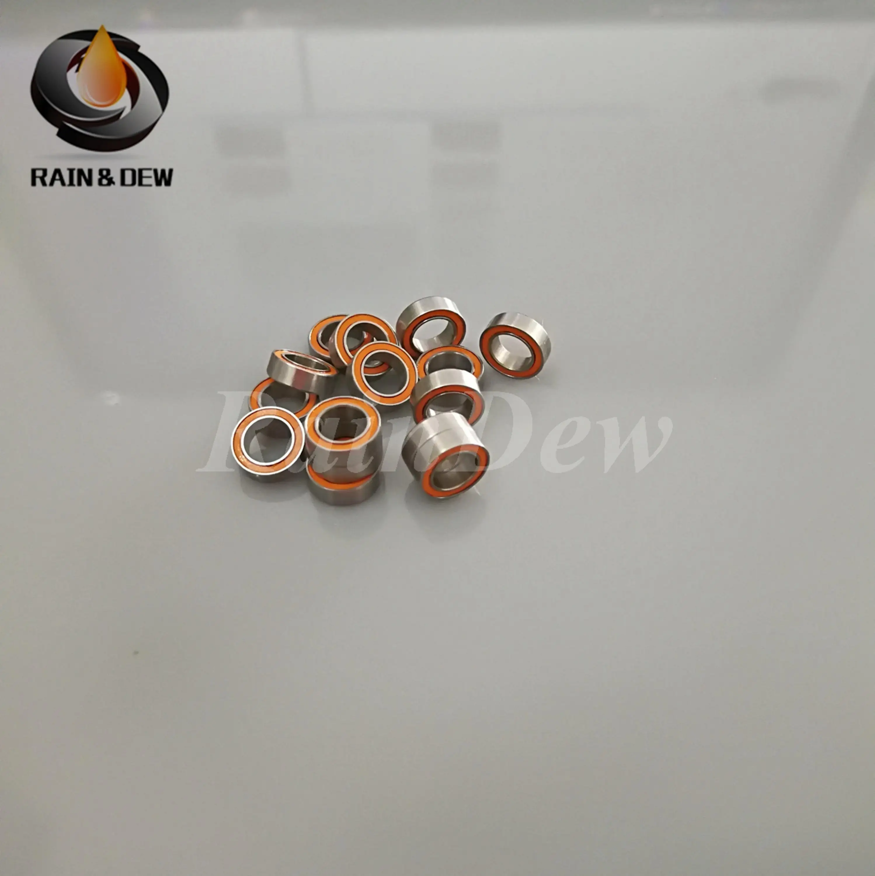 

10PCS 4X7X2.5 SMR74 2RS CB ABEC7 4x7x2.5mm Stainless steel hybrid ceramic ball bearing