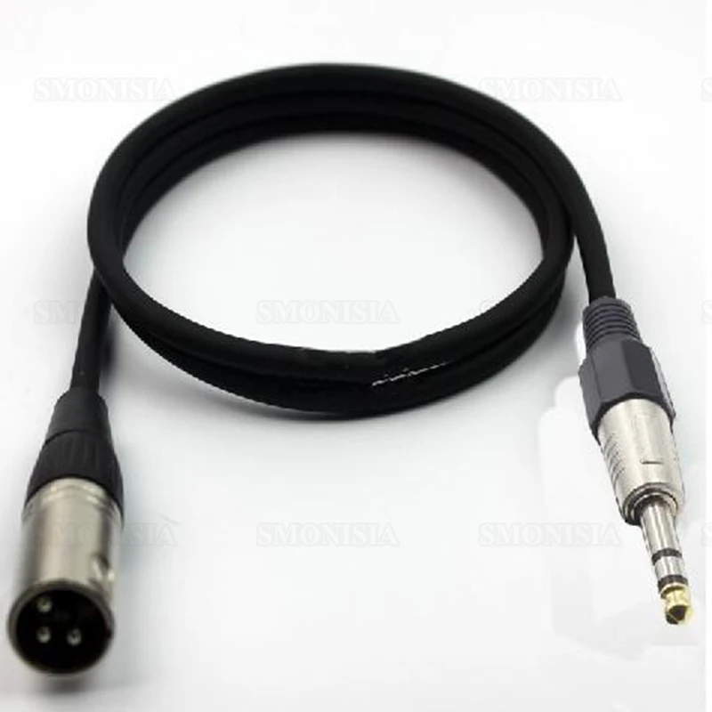 20pcs 6.35 TRS To XLR Male Plug Microphone Balance Console Auido Cable
