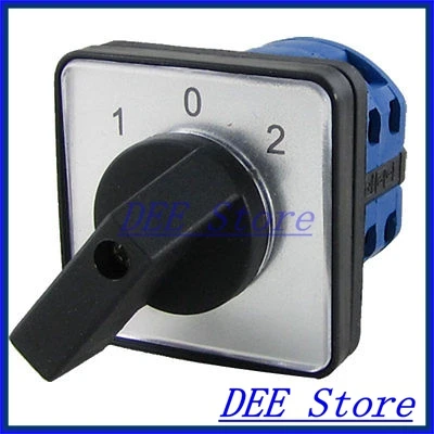 

Rotary Selector 3 Positions 8 Screw Terminals Changeover Switch