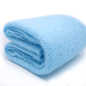 

Free shipping wool Batt /semi-felting wool for needle felt, felting needle ,Spinning fiber, Photo props Skyblue