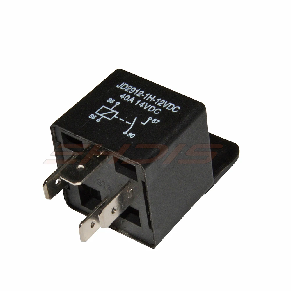2pcs Car Relay 4 Pin 12v 24v 40amp Spst Model No. JD2912 1H 12VDC 40A