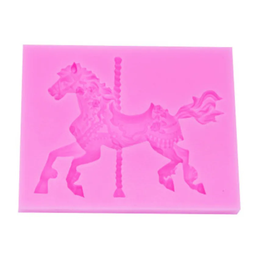 

DIY Carousel Liquid silicone mold Fondant baking tool cake mould cake decorating tools Valentine's Easter