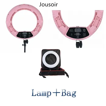 

FD-480II Pink Yidoblo Bi-color Photo Studio Ring Light + Soft bag LED Video Lamp Photography Lighting 5500K 480LED Lights CD50