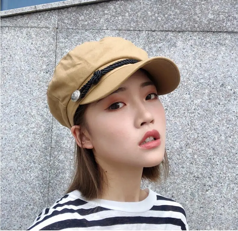 Buy New Korean fashion flat Beret cap for Women Denim