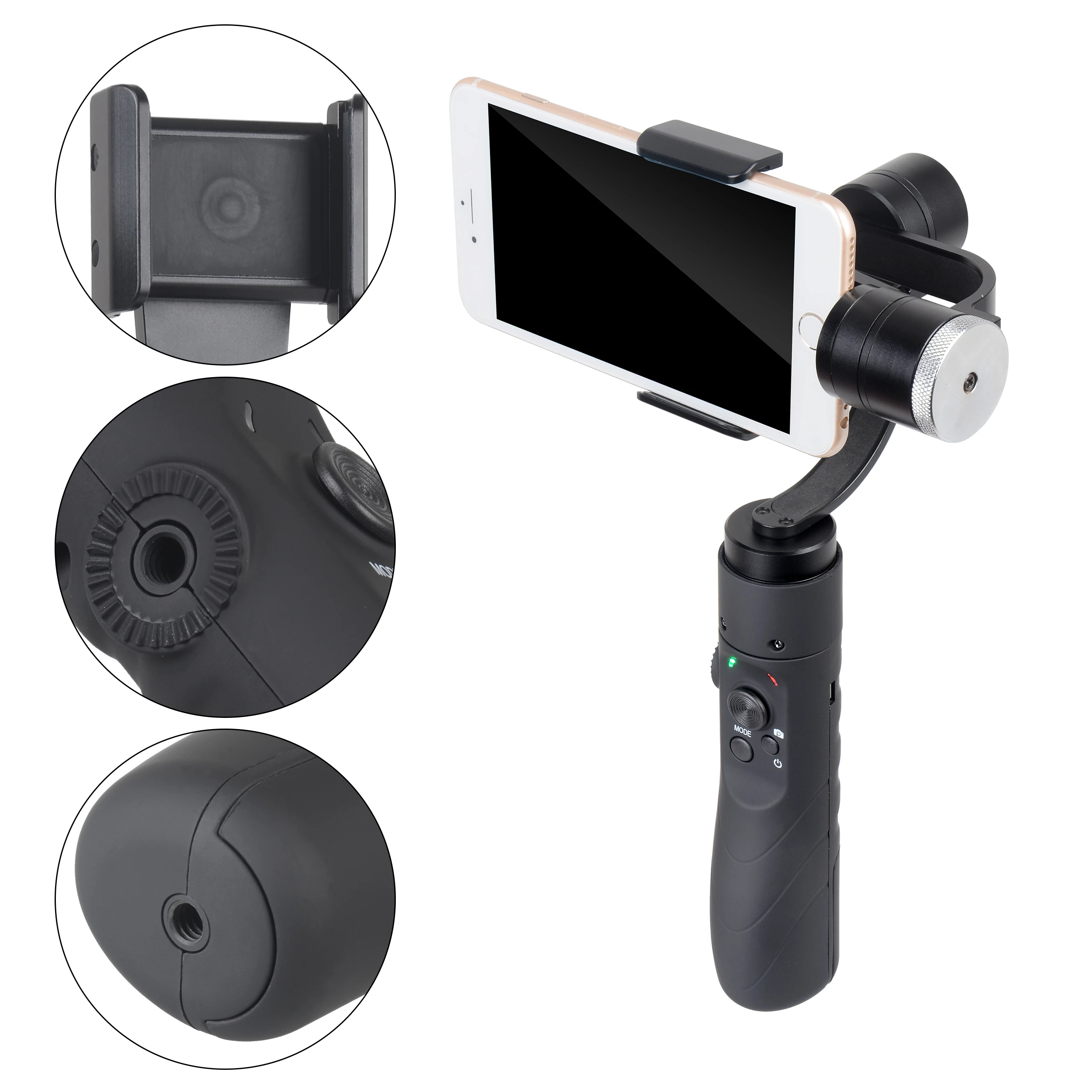 AFI V3 камера Ручной Стабилизатор мобильный телефон трехосевой держатель Gimbal Autodyne гироскоп Live поддержка для GOPRO Gitup iPhone