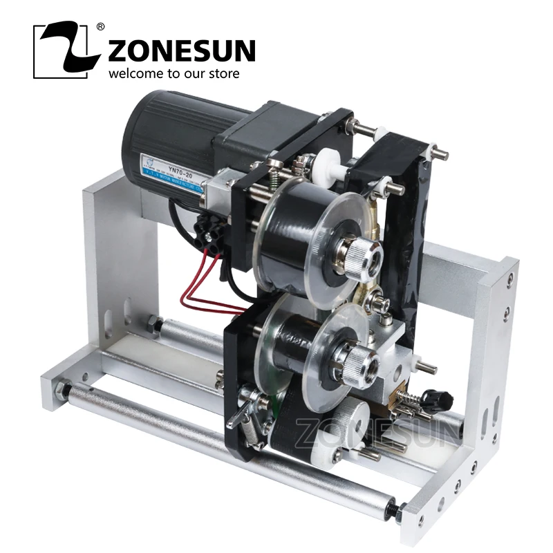 ZONEUN Срок годности ленты ярлык для маркировки принтер горячий ленточный кодер для LT-50 этикетировочная машина