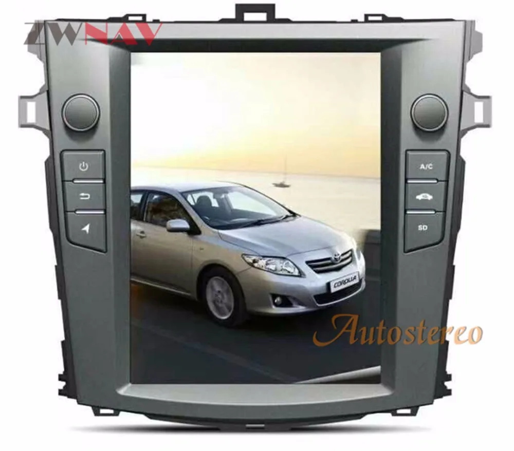 

ZWNVA Tesla Style Screen Android 6.0 RAM 2GB ROM 64GB Car DVD Player GPS Navigation For Toyota Corolla 2007-2013