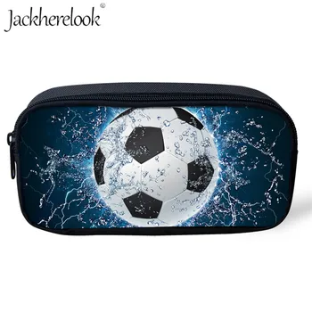 

Jackherelook Fashion Kids Pencil Bag Cool Ice Soccerly Print Children Pen Pouch Cosmetic Case Women Makeup Case for Boys Student