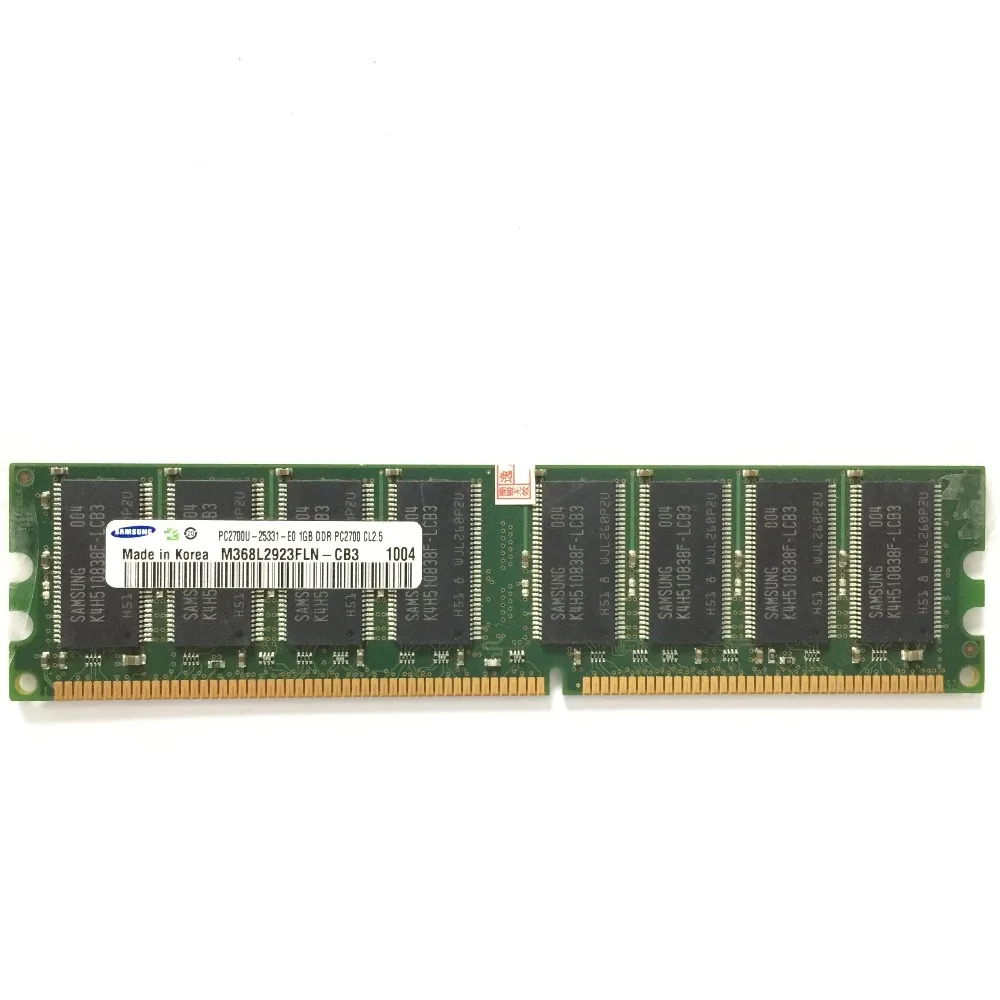 سامسونج 1G 1 GB DDR PC 2700 3200 ش DDR 1 333 MHZ 400 MHZ 333 400 MHZ حاسوب شخصي مكتبي الذاكرة وحدة ميموريال الكمبيوتر سطح المكتب DDR1 RAM