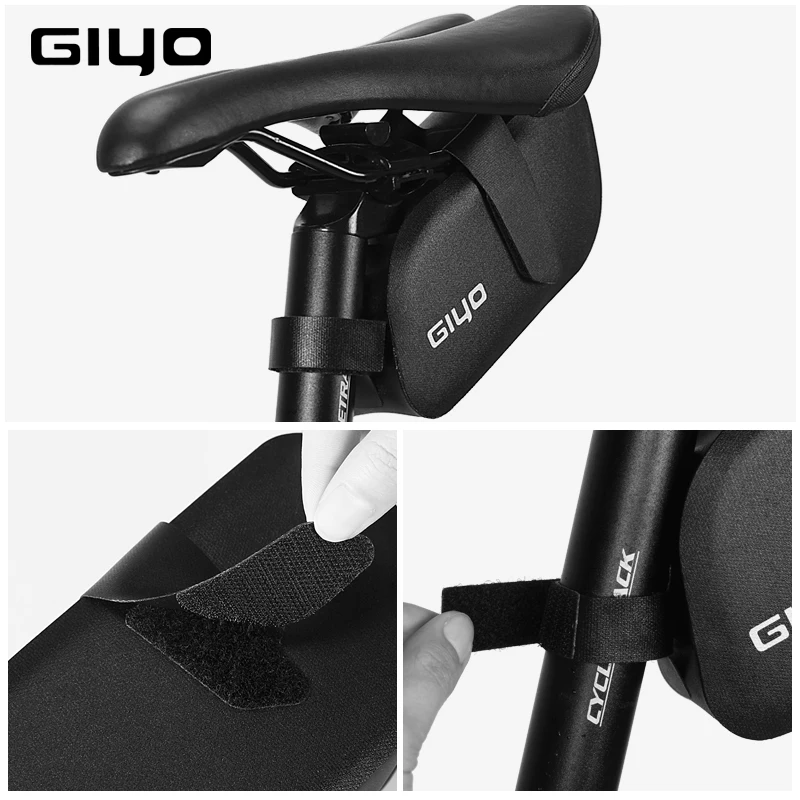 Excellent Rainproof Bicycle Bag Shockproof Bike Saddle Bag For Bicycle Black Cycling Rear Seatpost Panniers MTB Bike Accessories 2