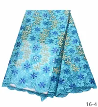 Hot Sale Cheap French Guipure Lace Fabric With Stones 2019 High Quality African French Tulle Lace French Lace Fabric 16