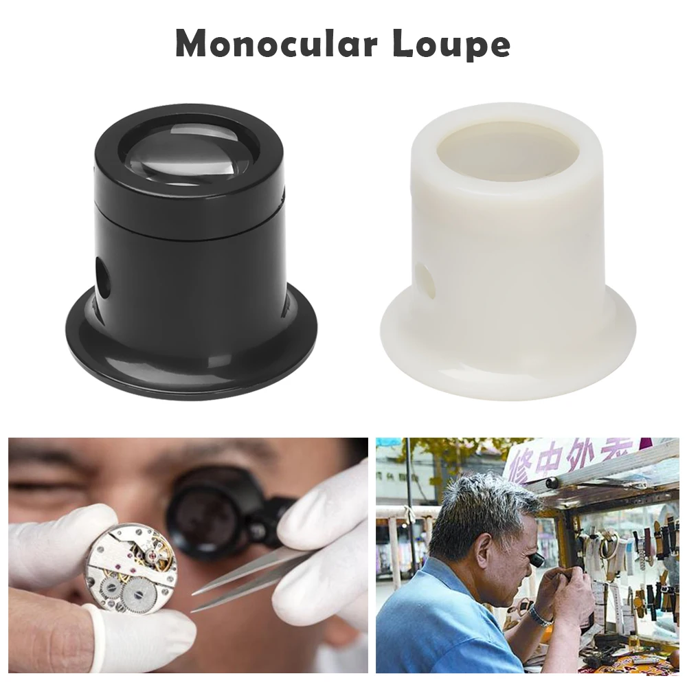 

1Pcs Portable Glass Repair Kits Optical Tool Magnifying 5X/10X Monocular Loupe Hand Tool For Repair Watch, Glass, Jewelry