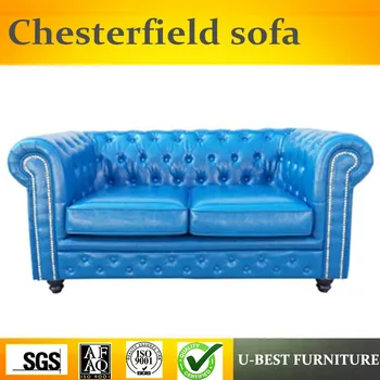 

U-BEST Living room leather sofa restaurant chesterfield sofa,Villa and club combination designer sofa