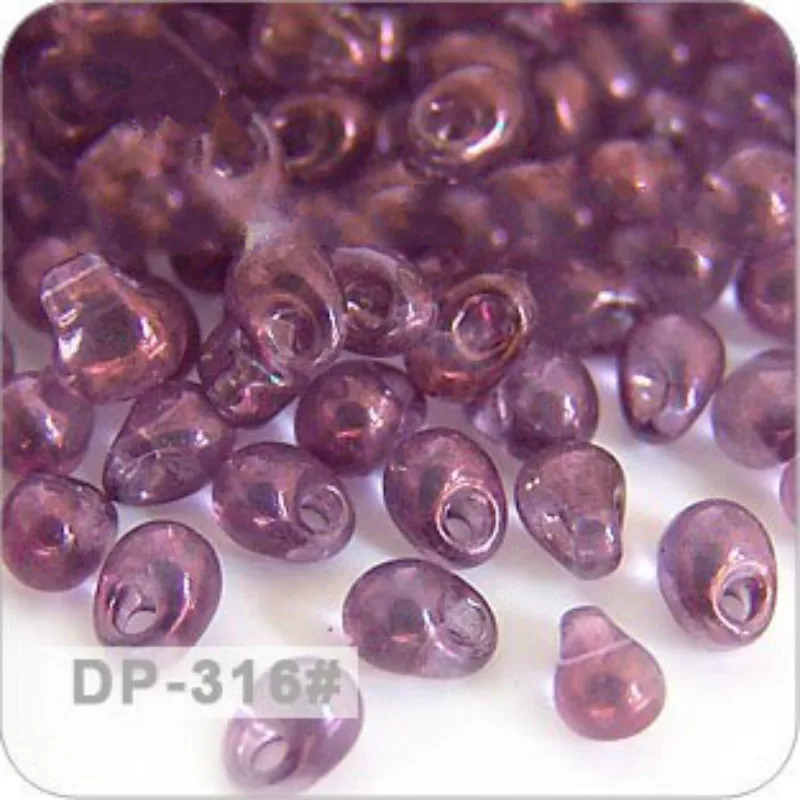 DP-316 Taidian 3.4mm Japanese Drop Seedbeads For Fashion Handwork Transparent Sapphire AB DP261
