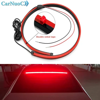 

LED Additional Brake Lights Red Flexible Turn Signal Brake Light Strip Warning for Opel Mazda Peugeot Nissan qashqai Toyota Rav4