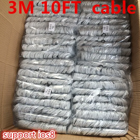 bilder für 1000 teile/los 3 Mt 10ft 8 Pin unterstützung IOS10 USB 2.0 Lade Sync Datenkabel zubehörpakete für iPhone 7 7 plus 6 6 S 6 PLUS 5 S bilder für 1000 teile/los 3 Mt 10ft 8 Pin unterstützung IOS10 USB 2.0 Lade Sync Datenkabel zubehörpakete für iPhone 7 7 plus 6 6 S 6 PLUS 5 S