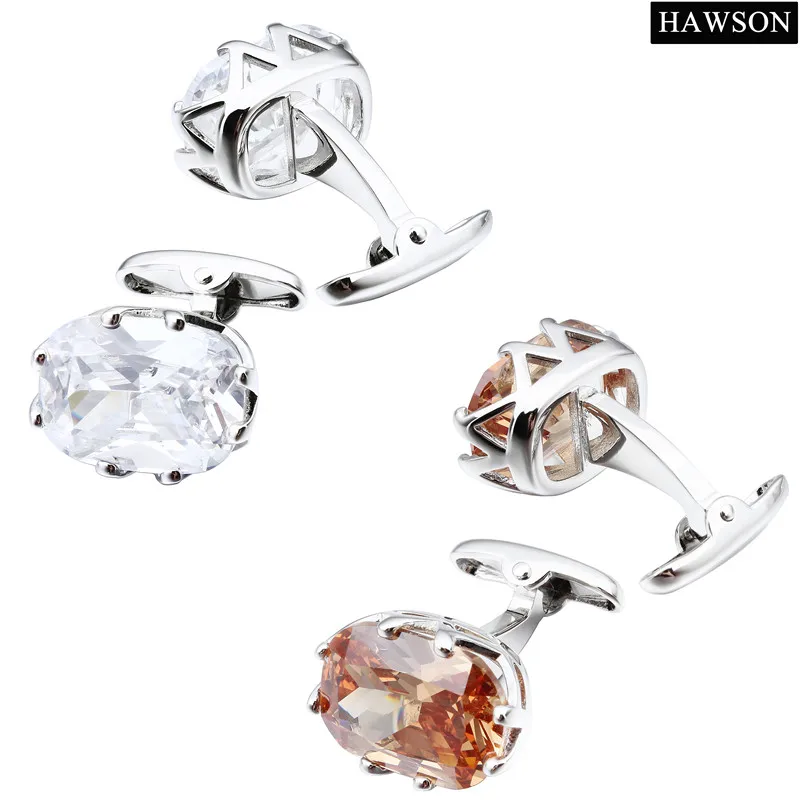 Мужские французские запонки с цирконом в романтическом стиле|cufflinks for mens|french