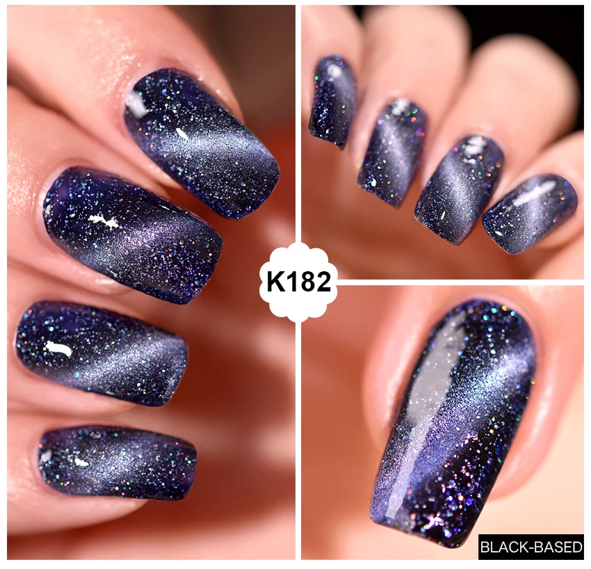 KADS 7 мл Звездное кошачий глаз ногтей Гель-лак для ногтей Nail art лак Soak Off Маникюр Клей УФ-гель лак для ногтей Декоративный Лак для ногтей