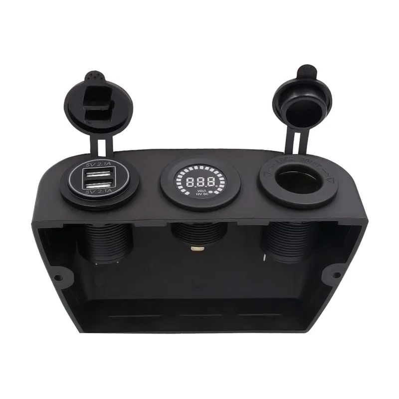 Водонепроницаемый двойной USB автомобиль DC 12 24V Автомобильное зарядное устройство