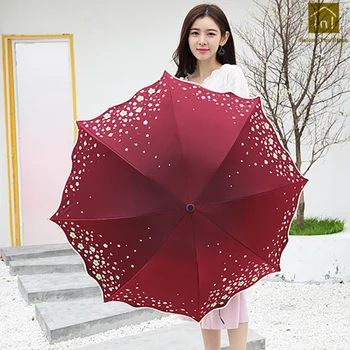 

Female Double Umbrella Style Durable Creative High Quality Umbrella Sun Un Folding Sombrinhas Mulher Rain Umbrellas SKW005