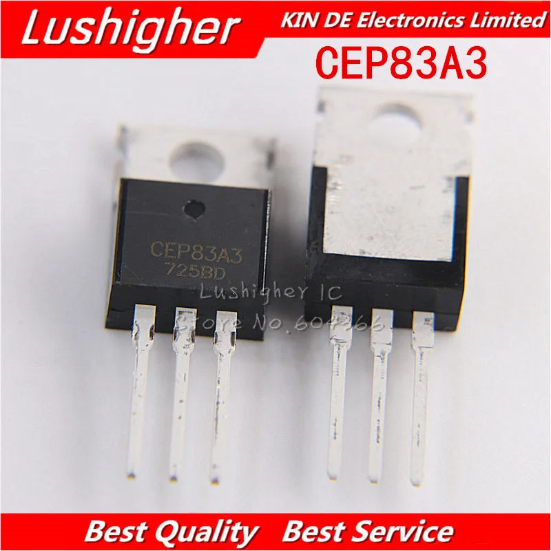 10 шт. новый оригинальный МОП транзистор CEP83A3 TO 220 TO220 100A 30 в|mosfet 100a|mosfet to-220mosfet 10pcs |