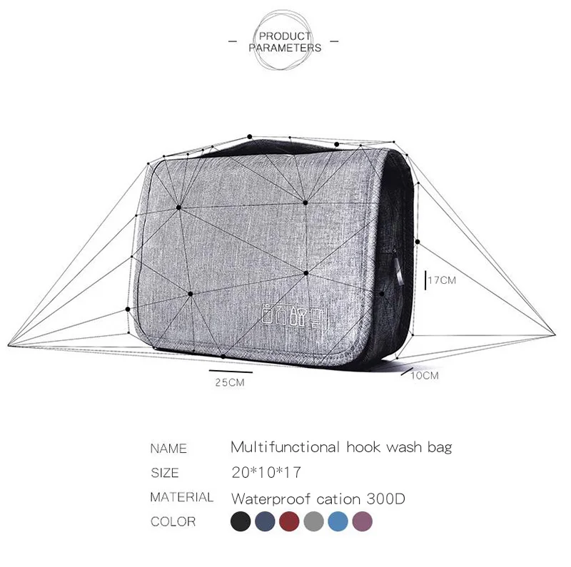 cosmetic storage organizer bag