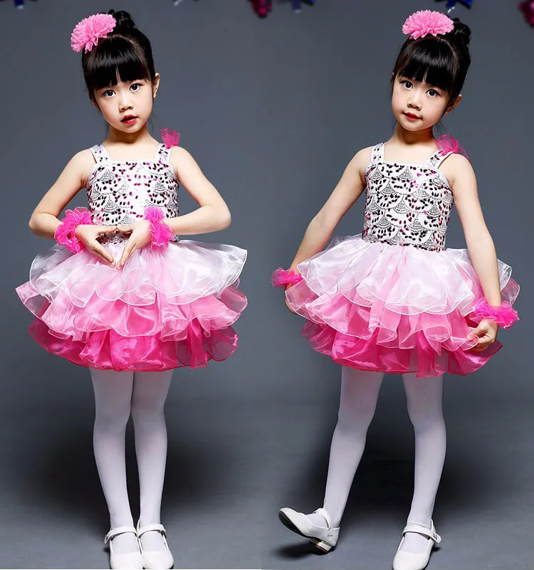

Kids Short Pink Yellow Blue Red Green Sequin Baby Girls Party Clothes Cupcake Applique Princess Tutu Fancy Dress for Children