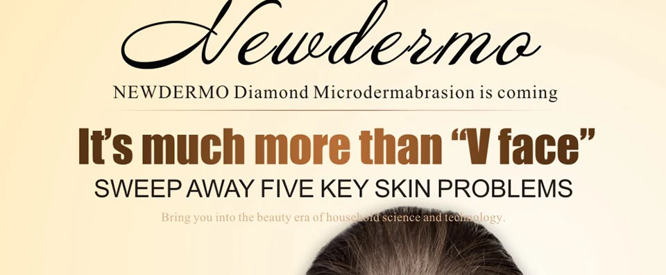 NEWDERMO Multifunction Diamond dermabrasion machine to clean the skin remove blackheads keratin USB charging beauty machine