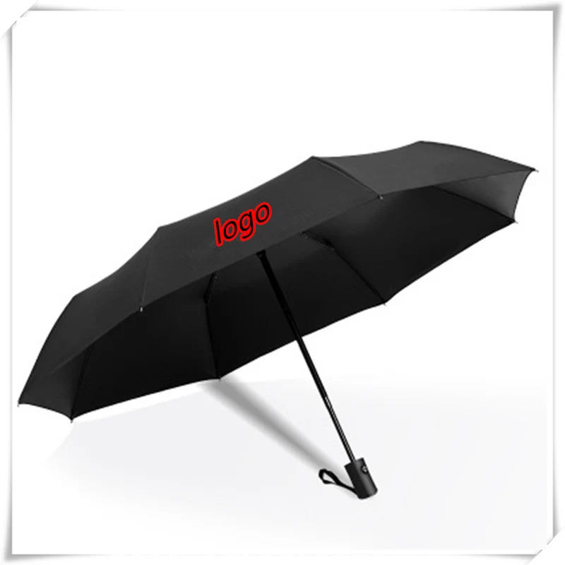 

Fully Automatic Folding Umbrella Logo Print Pattern Sunshine Rain Shadow Customized Car Sun Shade Logo Emblem Print Umbrella