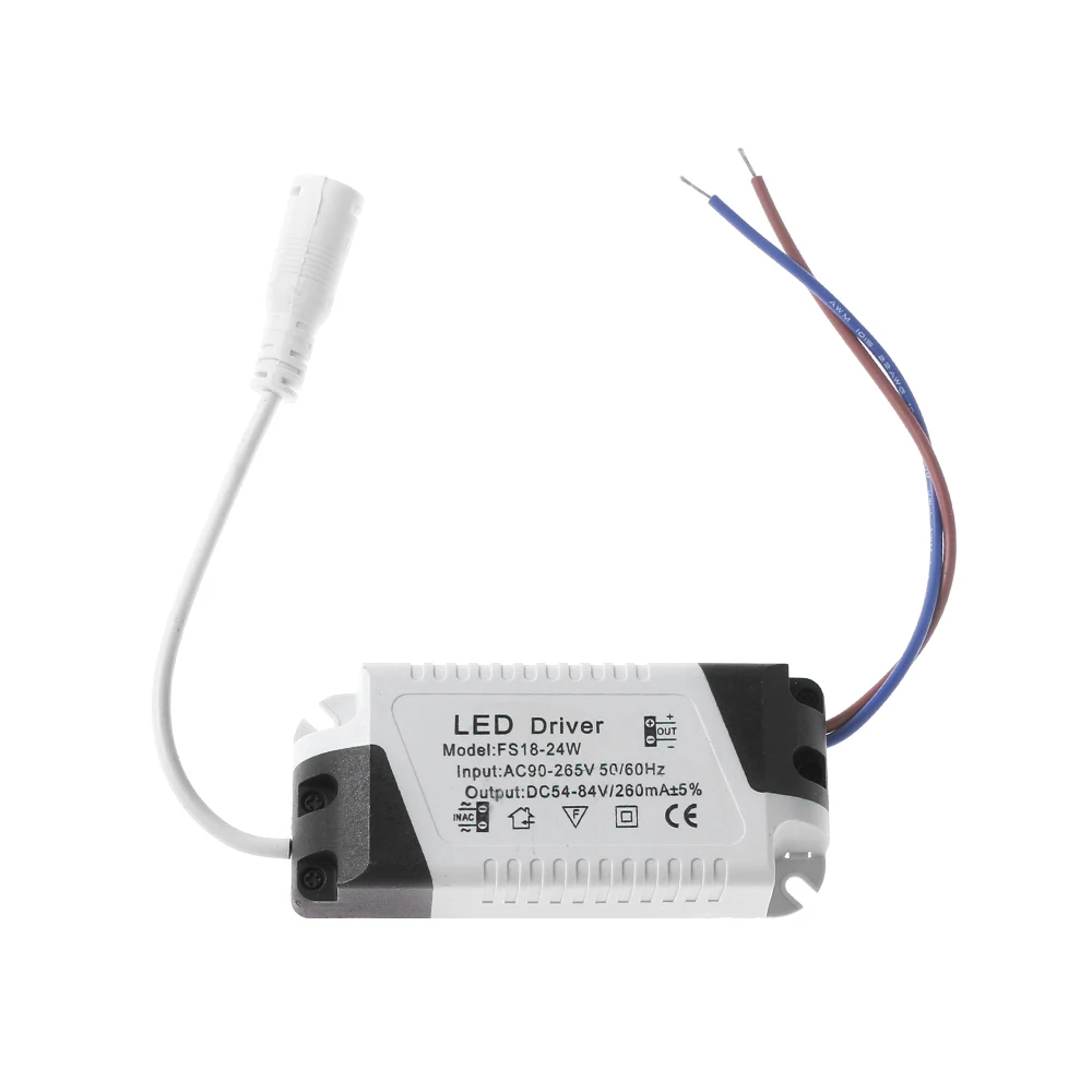 

3W-24W AC85-265V Constant Current LED Driver Power Supply Adapter For Lamp