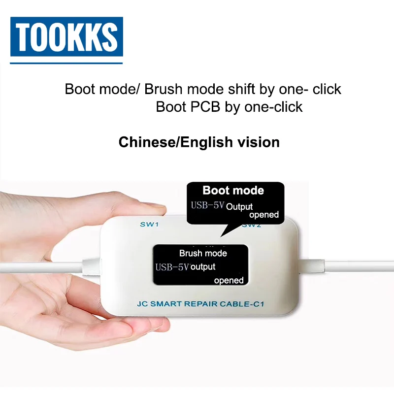 C1 Smart Repair Box кабель OLED экран для iPhone 8P 8 7P 7 6SP 6S 6P 6 Батарея питания линия зарядки