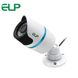 Elp Sony CMOS 1200tvl открытый Водонепроницаемый ИК Ночное видение Пуля Мини Аналоговый Камера для дома видеонаблюдения