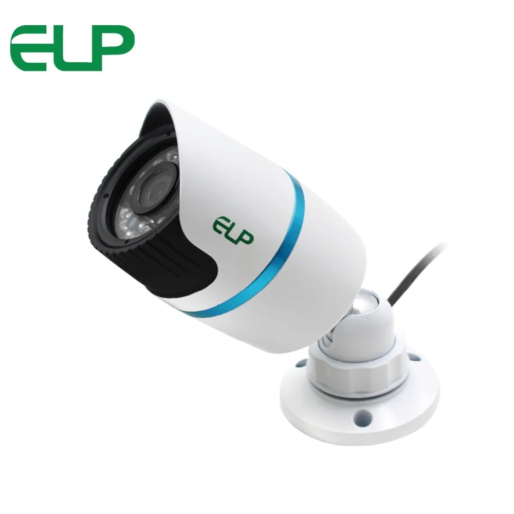 

ELP Sony CMOS 1200TVL Outdoor Waterproof IR Night Vision bullet mini analog Camera for Home Video surveillance