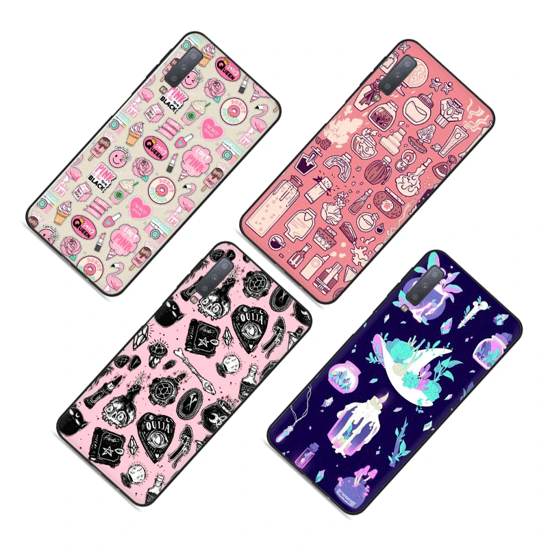 Girly пастельных ведьмы Мягкий силиконовый чехол для мобильного телефона Samsung GaLaxy A3