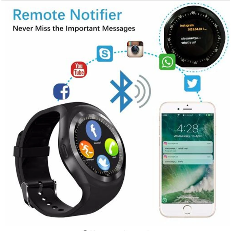 GOLDENSPIKE Смарт часы Bluetooth 4 0 2G мужские многоязычные SIM TF Android IOS для звонков ios