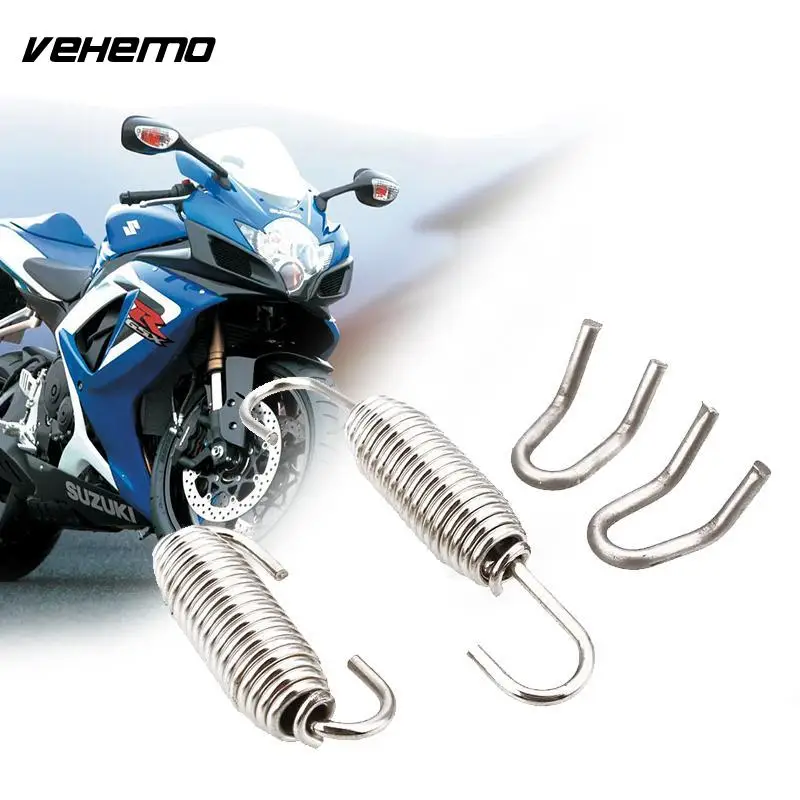 

2PCS 6cm Stainless Exhaust Springs Expansion Mounting Springs Welding Fastener Motorcycle Modified Exhaust Pipe Extension Spring