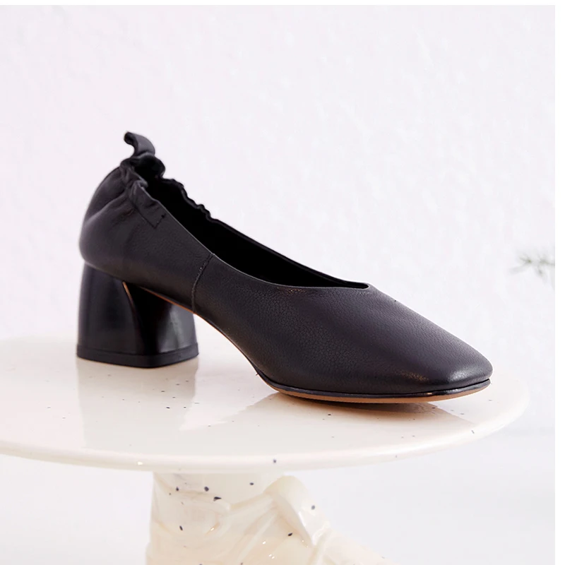 KarinLuna/ г. Новая Брендовая женская обувь из натуральной кожи в шикарном стиле, большой размер 43 женские офисные туфли-лодочки для зрелых женщин