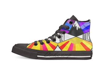 

Get Outside Design breathable Casual High Top lace-up Canvas shoes sneakers For Drop shipping